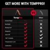 TempPro TempSwift 1 Sec Meat Thermometer Digital for Kitchen Cooking Food | 3.9 inches Long Probe, Calibration, Backlight, Bread Baking Sourdough Liquids Candy Making Accessories (Previously ThermoPro)(Orange)
