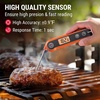 TempPro TempSwift 1 Sec Meat Thermometer Digital for Kitchen Cooking Food | 3.9 inches Long Probe, Calibration, Backlight, Bread Baking Sourdough Liquids Candy Making Accessories (Previously ThermoPro)(Orange)