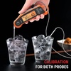 TempPro TempSwift 2 Probes Meat Thermometer Digital with 2 Display Channels | IP65 Waterproof Food Thermometer with 7 Target Temp Settings, instant read meat thermometer for Cooking BBQ Oven Smoker