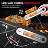 TempPro TempSwift Rechargeable Digital Meat Thermometer for Cooking | 2 Probes Food Thermometer with Stainless Steel Design, Cooking Thermometer with Alarm & Backlight for BBQ Grill Smoker Oven(Silver)