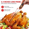 TempPro TempSwift Waterproof Instant Read Meat Thermometer for Cooking | Digital Food Thermometer with Backlight & Calibration, Cooking Thermometer for BBQ