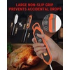 TempPro TempSwift Waterproof Instant Read Meat Thermometer for Cooking | Digital Food Thermometer with Backlight & Calibration, Cooking Thermometer for BBQ