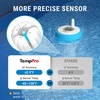 TempPro Waterproof Wireless Pool Thermometer Easy Read, Digital Pool Thermometer Floating for Swimming Pool, Hot Tub, Cold Plunge, Pond, Upgraded IPX8 Water Temperature Monitor (Previously ThermoPro)(500FT Remote)