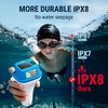TempPro Waterproof Wireless Pool Thermometer Easy Read, Digital Pool Thermometer Floating for Swimming Pool, Hot Tub, Cold Plunge, Pond, Upgraded IPX8 Water Temperature Monitor (Previously ThermoPro)(Solar)