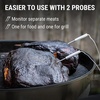 TempPro Wireless Meat Thermometer Digital for Grilling and Smoking, 2 Probes Bluetooth Meat Thermometer for Cooking, Rechargeable Smoker Accessories for BBQ Oven (Previously ThermoPro)(2 Probes)