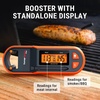 TempSpike 500FT Bluetooth Wireless Meat Thermometer for Grilling and Smoking, Dual Meat Probes Grill Thermometer, LCD-Enhanced Booster, Smoker BBQ Thermometer for Grill Rotisserie Turkey Beef(1 probe)