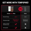 TempSpike 600 ft Wireless Meat Thermometer with Ultra-Thinner Probe, Bluetooth Meat Thermometer with Standalone LCD Booster for BBQ Grill Smoker Rotisserie Sous Vide(1 probe)