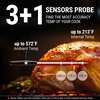 TempSpike Wireless Meat Thermometer Digital with App, WiFi & Bluetooth BBQ Grill Thermometer with High Precision, Waterproof & Heat-Resistant Probes, Rechargeable Base with Display for BBQ Smoker Oven(2 Probes)