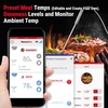 ThermoPro TP25 650FT Bluetooth Meat Thermometer with 4-Probes, Smart Rechargeable Wireless Meat Thermometer for Grilling, Smoker, Oven, Kitchen, BBQ Thermometer with Alarm, Temperature Graph, Black(Pitch Black)