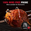 ThermoPro TempSpike 2000FT Wireless Meat Thermometer with 2 Ultra-Thin Meat Probe, Smart Meat Thermometer Digital Wireless for Rotisserie, Smoker, BBQ, Grill Kitchen Cooking Gift for Dad Him Husband(Red)