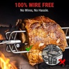 ThermoPro TempSpike 500 ft Wireless Meat Thermometer Digital, Bluetooth Meat Thermometer Wrieless for Beef Lamb Chicken Turkey, Smoker Acccessories for Rotisserie Sous Vide BBQ Oven Air Fryer(Red)