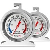 2-Pack Oven Thermometer for Gas Oven with 431 Stainless Steel | 50-300°C/100-600°F Oven Thermometer for Electric Oven Temperature, In Oven Temperature Gauge for Cooking Kitchen(2)