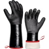 TempPro 932°F Heat Resistant BBQ Gloves, 14″ Waterproof Oven & Grill Gloves, Oil & Slip-Resistant Neoprene Oven Mitts for BBQ, Fire Pit, Rotisserie, Smoker Accessories Gifts (Previously ThermoPro)(17INCH)