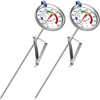 TempPro Candy Thermometer with Pot Clip, 9″ Long Probe Deep Fry Oil Thermometer for Frying & Candy Making, Fryer Cooking Thermometer for Chocolate, Caramel, Brewing & Baking (Previously ThermoPro) | 9″ Long Probe Deep Fryer Thermometer for Oil, Cooking Thermometer for Candy, Liquids, Chocolate, Caramel, Brewing & Baking(2)