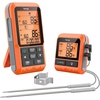 TempPro TP829 1000ft Wireless Meat Thermometer Digital for Grilling and Smoking, 4 Meat Probes Grill Thermometer for Outside Grill, Thermometer Cooking Gift for Dad Him Husband (Previously ThermoPro)(Two Probes)