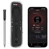 TempPro TempSpike 500ft Wireless Meat Thermometer with Upgraded Meat Probe | Bluetooth Meat Thermometer for Cooking Kitchen Oven Smoker, Rechargeable Wireless Thermometer for Backyard Grill BBQ Gifts(Black)
