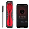 TempPro TempSpike 500ft Wireless Meat Thermometer with Upgraded Meat Probe | Bluetooth Meat Thermometer for Cooking Kitchen Oven Smoker, Rechargeable Wireless Thermometer for Backyard Grill BBQ Gifts(Dark Red)