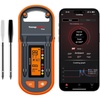 TempPro TempSpike 600ft Wireless Meat Thermometer with 2 Color-Coded Probes | Bluetooth Meat Thermometer Wireless with LCD-Enhanced Booster for Food Cooking Grill Smoker Rotisserie Sous Vide(Upgraded 2 Probes)