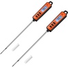 TempPro TempSwif 1 Sec Digital Meat Thermometer for Cooking Food | Meat Thermometer Digital Backlitght LCD Display, 5.3-inche Super Long Probe, Bread Baking Sourdough Liquids Candy Making Gift(2)