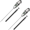 TempPro TempSwift 1 Sec Digital Food Thermometer for Kitchen Cooking | Meat Thermometer Digital, 5.3 inches Super Long Probe, Bread Baking Sourdough Liquids Candy Making Accessories Gift(2)