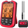image:imageThermoPro TempSpike 2000FT Wireless Meat Thermometer with 2 UltraThin Meat Probe Smart Meat Thermometer Digital Wireless for Rotisserie Smoker BBQ Grill Kitchen Cooking Gift for Dad Him HusbandRed