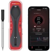 ThermoPro TempSpike 500 ft Wireless Meat Thermometer Digital, Bluetooth Meat Thermometer Wrieless for Beef Lamb Chicken Turkey, Smoker Acccessories for Rotisserie Sous Vide BBQ Oven Air Fryer(Red)