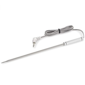 Official TempPro Stainless Steel Probe Replacement Stainless Meat Probe for TP25, TP27 (Golden)（Previously ThermoPro）(Silvery-2)