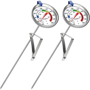 TempPro Candy Thermometer with Pot Clip, 9″ Long Probe Deep Fry Oil Thermometer for Frying & Candy Making, Fryer Cooking Thermometer for Chocolate, Caramel, Brewing & Baking (Previously ThermoPro) | 9″ Long Probe Deep Fryer Thermometer for Oil, Cooking Thermometer for Candy, Liquids, Chocolate, Caramel, Brewing & Baking(2)
