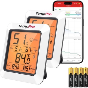 TempPro Hygrometer Thermometer for House, Bluetooth Room Indoor Greenhouse Thermometer Monitor Up to 260FT, Backlit Humidity Meter Temperature Sensor with 2-Year Data Export(Previously ThermoPro)(2)