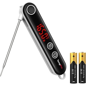 TempPro TempSwift 0.5 Sec Instant Read Meat Thermometer Digital | Cooking Thermometer with Backlit Display, Pop-Up Meat Probe, Food Thermometer for Grill BBQ Smoker Fry Candy, NSF Certified