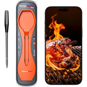 ThermoPro 600FT Wireless Meat Thermometer with Upgraded Ultra-Thin Probe, Bluetooth Meat Thermometer Wireless for Outside Grill, Smoker Thermometer for BBQ Oven Rotisserie Sous Vide (TP970)
